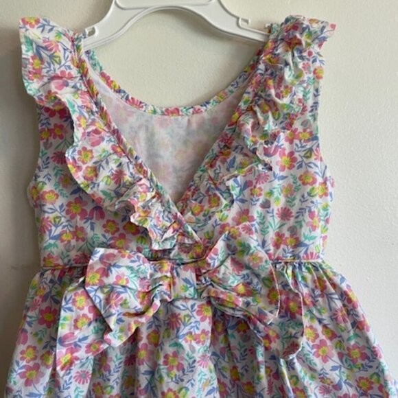TOMMY BAHAMA Back Bow Sleeveless Lined Floral Sundress 2T - Picture 9 of 13